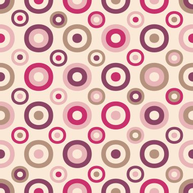 Yüzük ve daireler görüntü ile Dikişsiz soyut geometrik desen.