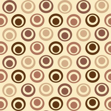 Yüzük ve daireler görüntü ile Dikişsiz soyut geometrik desen.