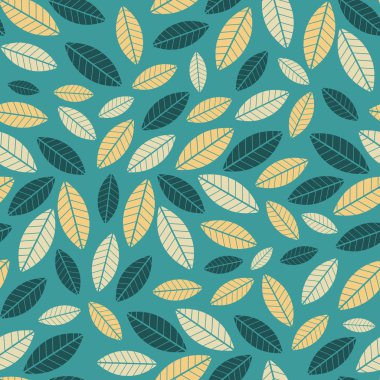 Yaprakları görüntü ile Seamless modeli.