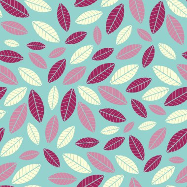 Yaprakları görüntü ile Seamless modeli.