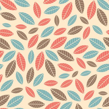 Yaprakları görüntü ile Seamless modeli.