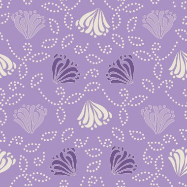 Bir çiçek süsleme görüntü ile Dikişsiz soyut desen.