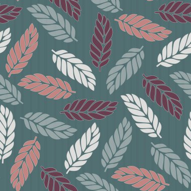 Yaprakları görüntü ile Seamless modeli.