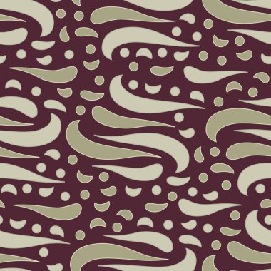 Dalgalı yuvarlak çizgilerin görüntüsü ile kesintisiz soyut desen.