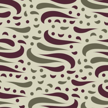 Dalgalı yuvarlak çizgilerin görüntüsü ile kesintisiz soyut desen.