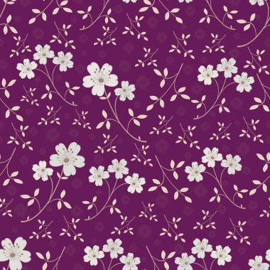 Çiçekler görüntü ile Seamless modeli.