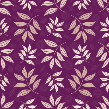 Yaprakları görüntü ile Seamless modeli.