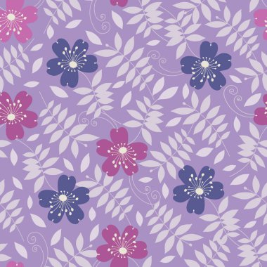 Çiçekler görüntü ile Seamless modeli.