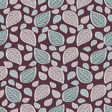 Yaprakları görüntü ile Seamless modeli.