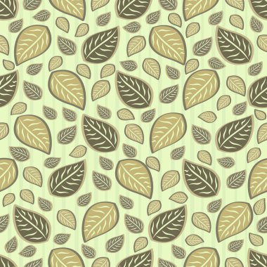 Yaprakları görüntü ile Seamless modeli.