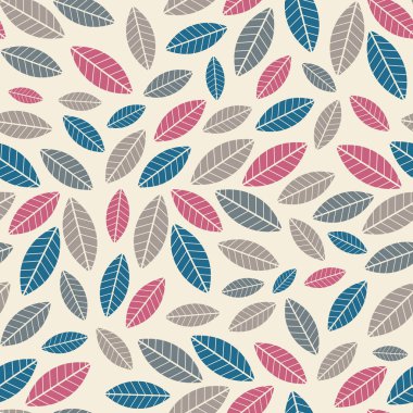 Yaprakları görüntü ile Seamless modeli.