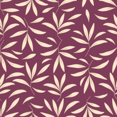 Yaprakları görüntü ile Seamless modeli.