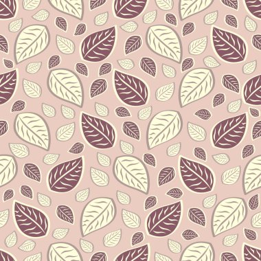 Yaprakları görüntü ile Seamless modeli.