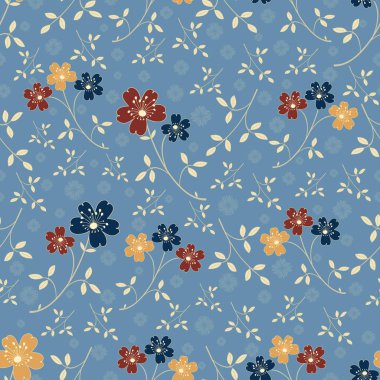 Çiçekler görüntü ile Seamless modeli.