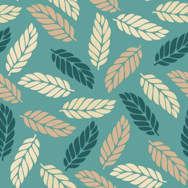 Yaprakları görüntü ile Seamless modeli.