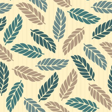 Yaprakları görüntü ile Seamless modeli.