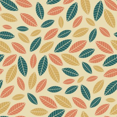 Yaprakları görüntü ile Seamless modeli.