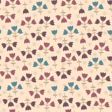 Çiçekler görüntü ile Seamless modeli.