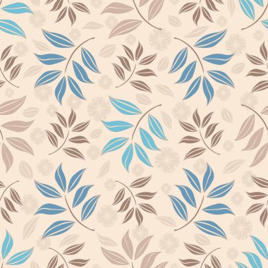 Yaprakları görüntü ile Seamless modeli.