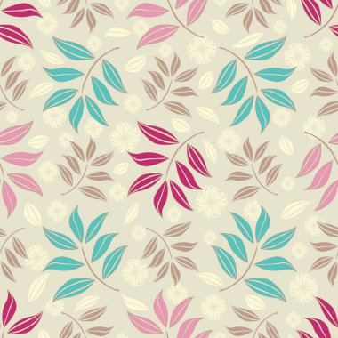 Yaprakları görüntü ile Seamless modeli.