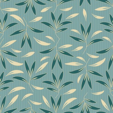 Yaprakları görüntü ile Seamless modeli.