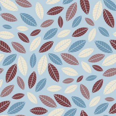 Yaprakları görüntü ile Seamless modeli.