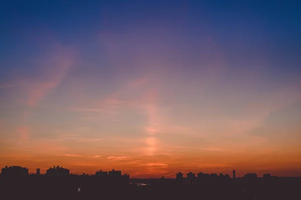 Multicolored Sky Sunset — Stock Photo, Image