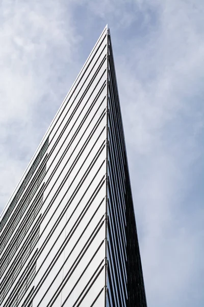Centri Commerciali Uffici Con Moderni Edifici Vetro Grattacieli Dalle Forme — Foto Stock