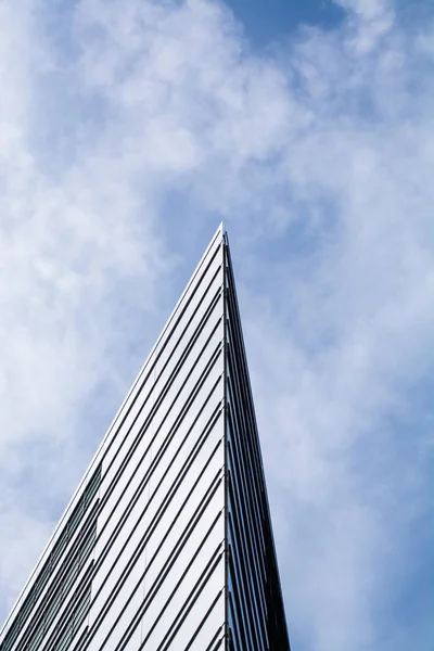 Centros Comerciales Oficinas Con Modernos Edificios Cristal Una Forma Inusual — Foto de Stock