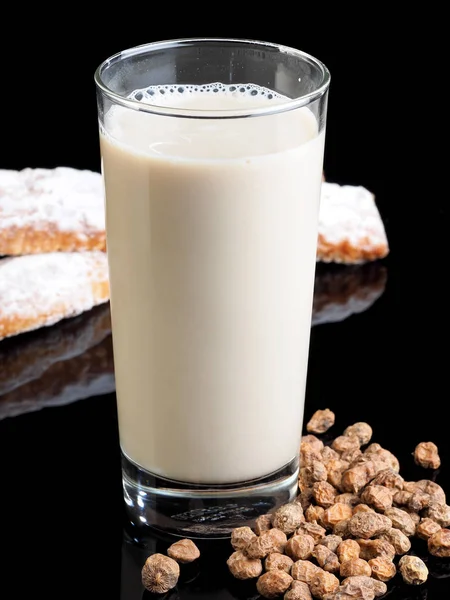 Horchatahorchata Egy Ital Tigernuts Cukor Natív Valencia Spanyolország Egy Üdítő — Stock Fotó