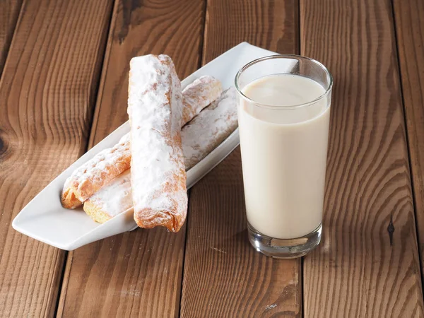 Horchatahorchata Drink Made Juice Tigernuts Sugar Native Valencia Spain Refreshing — Stock Photo, Image