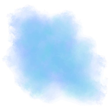 Mavi ve pembe suluboya arka plan. Soyut vektör boyası sıçraması, beyaz arka planda izole edilmiş. Aquarelle dokusu.