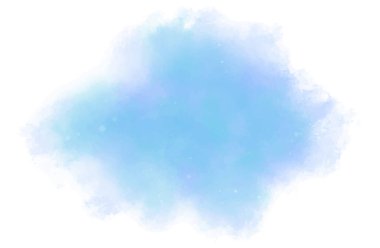 Mavi ve pembe suluboya arka plan. Soyut vektör boyası sıçraması, beyaz arka planda izole edilmiş. Aquarelle dokusu.