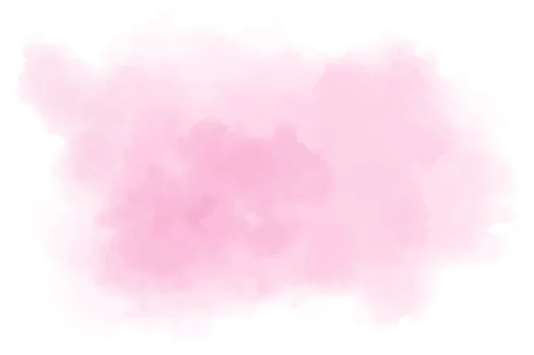 Fondo Rojo Rosa Acuarela Salpicadura Pintura Vectorial Abstracta Aislada Sobre — Archivo Imágenes Vectoriales