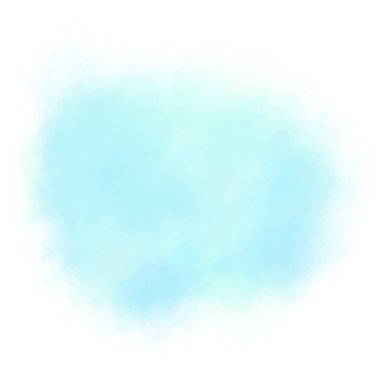 Beyaz lekeli mavi suluboya arka plan. Kağıda boya sıçramış. Pastel, narin ve zarif poster, afiş. EPS 8. Uzayı kopyala Doku, grunge.