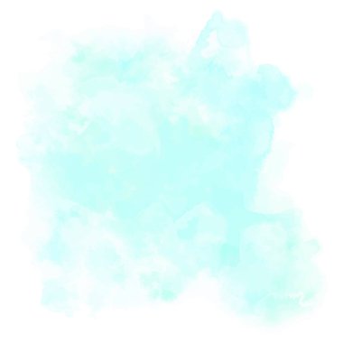 Beyaz lekeli mavi suluboya arka plan. Kağıda boya sıçramış. Pastel, narin ve zarif poster, afiş. EPS 8. Uzayı kopyala Doku, grunge.