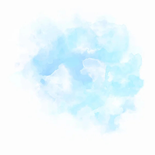 Aquarelle Fond Bleu Avec Éclaboussure Blanche Peindre Des Éclaboussures Sur — Image vectorielle