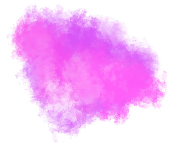 Υδατογραφία Λεκές Όμορφο Ροζ Εικονογράφηση Διάνυσμα Αφηρημένη Βουτιά Χρώμα Γραφιστική — Διανυσματικό Αρχείο