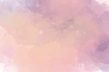 Sıcak mor renklerle suluboya çizimi. Grafikleriniz için dokulu arka plan. İnce ve narin. Boya sıçraması.