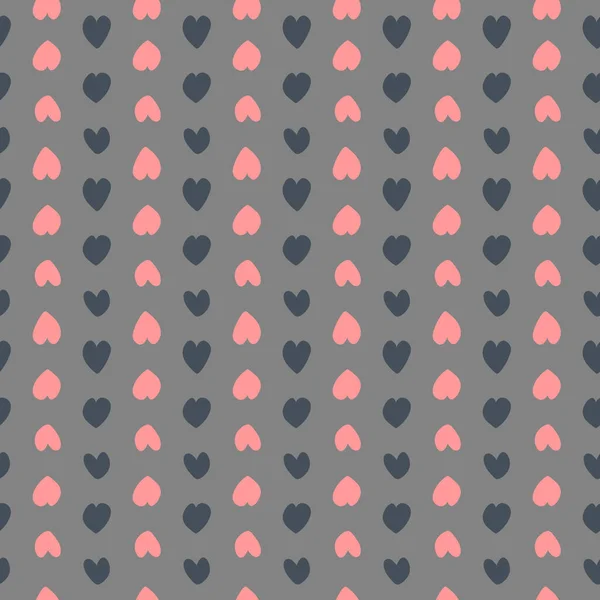반사기의 나선형 검은색과 빨간색의 심장들이 배열되어 연결되어 있었다 패턴채우기 페이지 — 스톡 벡터