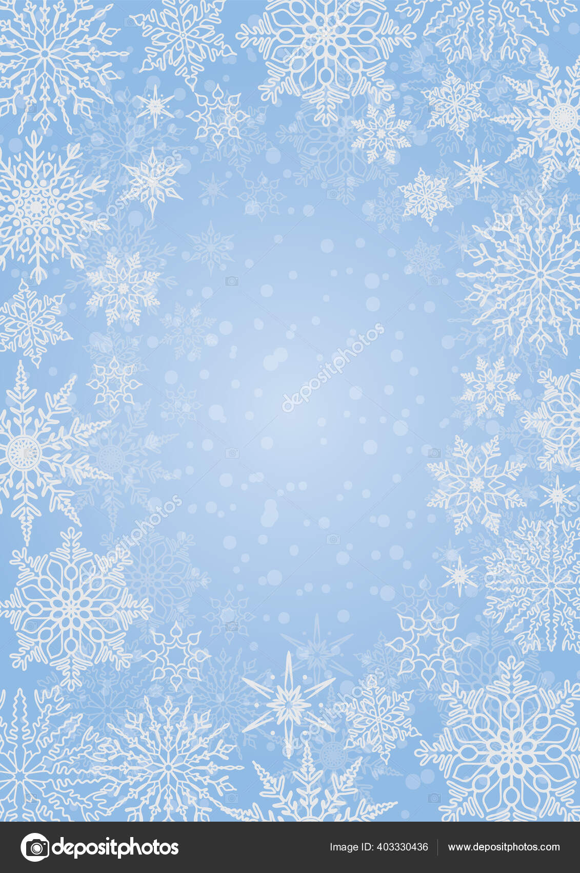 푸른색의 형태와 배경에 눈송이와 그려져 삽화는 휴일이나 초대장 새해에 수있다 스톡 벡터 - ©pawczar 403330436, image size:1131x1700