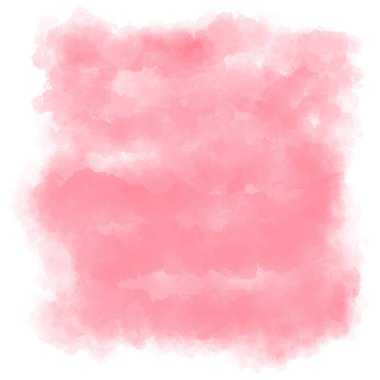 Kırmızı suluboya arka plan. Soyut vektör boyası sıçraması, beyaz arka planda izole edilmiş. Aquarelle 'in güzel dokusu. Projeniz için grafik tasarımı.