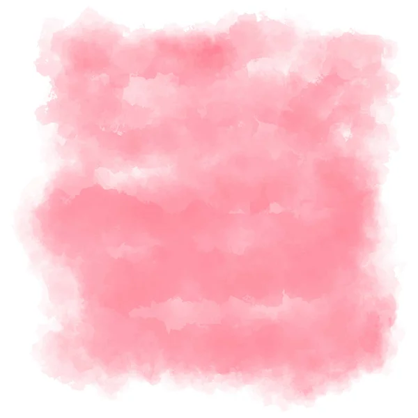 Fond Aquarelle Rouge Peinture Vectorielle Abstraite Isolée Sur Fond Blanc — Image vectorielle