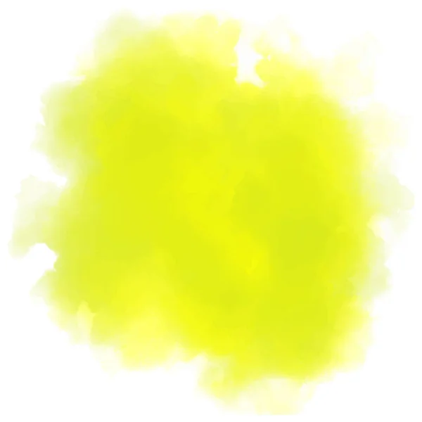 Lemon Gradient Pozadí Krásná Neonová Barva Let Struktura Akvarelů Zelenými — Stockový vektor