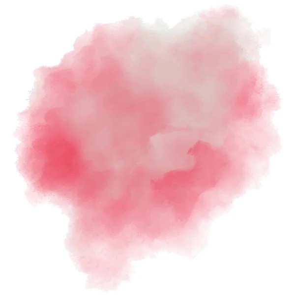 Fondo Acuarela Rosa Rojo Gris Salpicadura Pintura Vectorial Abstracta Aislada — Vector de stock