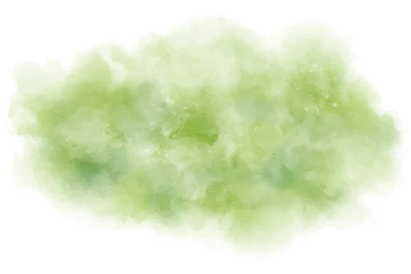 Akvarelové Pozadí Vektorová Struktura Zelenými Odstíny Ideální Pro Tropické Prostředí — Stockový vektor