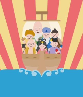 Japonya'da inanan yedi şanslı Tanrı
