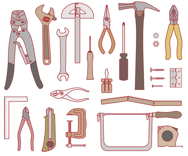 Набор Инструментов — стоковый вектор
