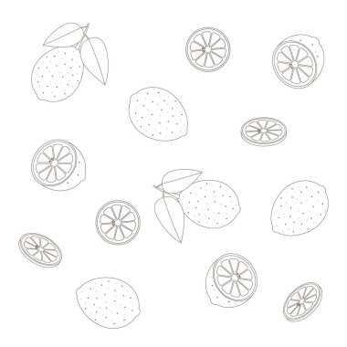 Limon Dikişsiz desen çizimi