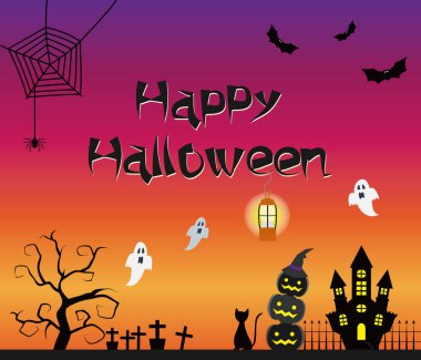 Cadılar Bayramı resim çizimi